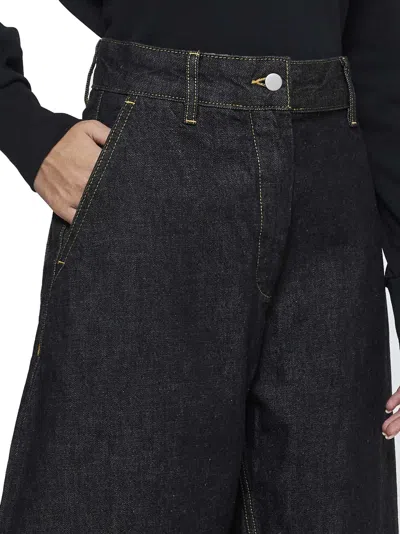 Studio Nicholson Straight-leg Cropped Jeans In Black