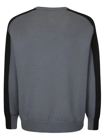 Gr10k Piping V-neck In Cool Gray