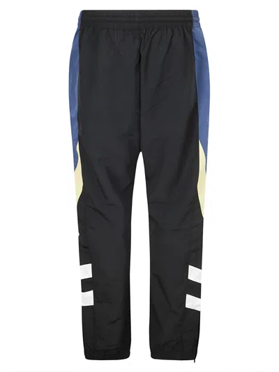 Shop Martine Rose Panelled Trackpant In Black-yellow