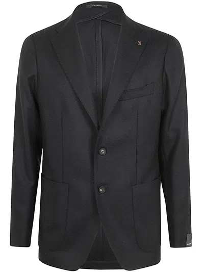 Shop Tagliatore Classic Jacket In Black