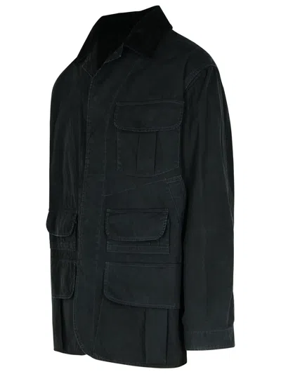 Shop Maison Margiela Black Cotton Jacket