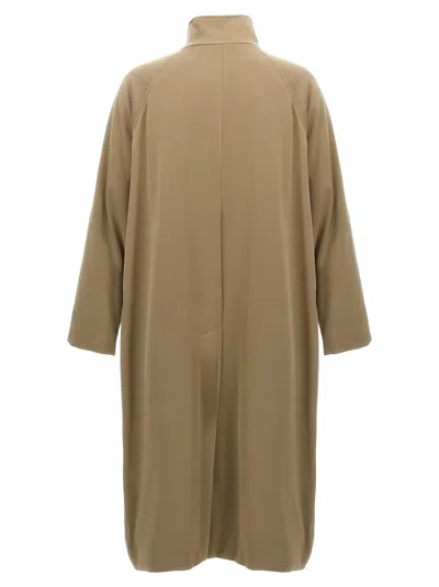 Shop Magliano Sleepingbag Coat Coat In Beige