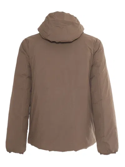 K-way Jack St Thermo Double Down Jacket In Brown