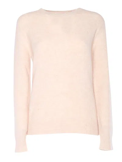 Kangra Cashmere Regular Fit Crewneck Sweater In White