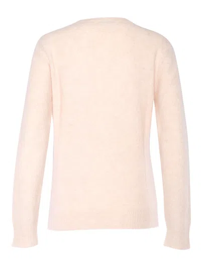 Kangra Cashmere Regular Fit Crewneck Sweater In White