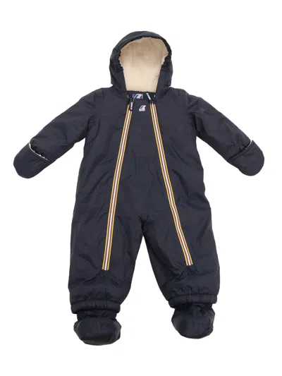 K-way E. Le Vrai 3.0 Snotty Orsetto Padded Jumpsuit In Blue