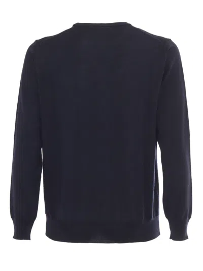 Kangra Cashmere Crewneck Sweater In Blue