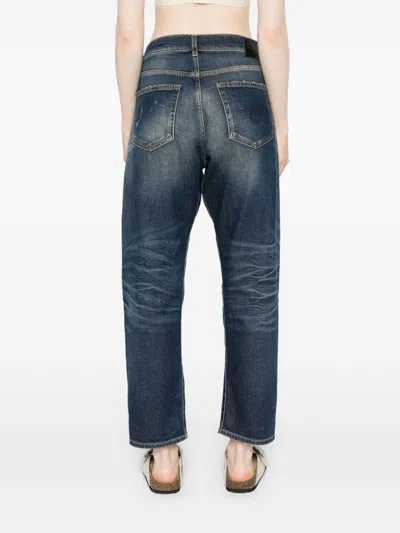 R13 Crossover Jeans In Blue