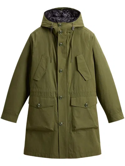 Woolrich Man's Color Green Size Xxl In Green