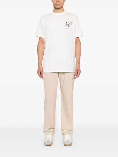 Family First Corduroy Track Pants In Neutrals