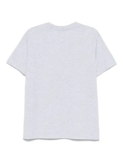 Family First Logo-print T-shirt In Grey