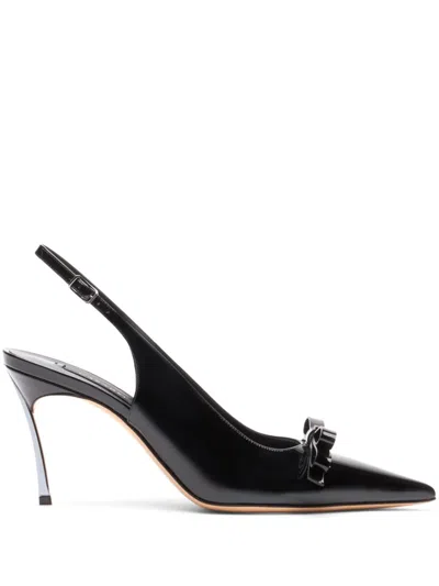 Shop Casadei 95mm Tiffany Pumps In Black