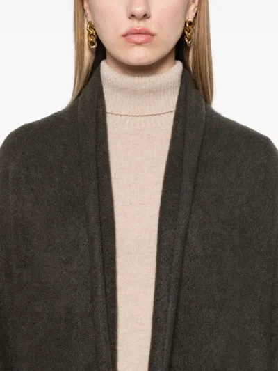 Frenckenberger Cashmere Cardigan In Green