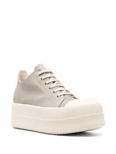 Shop Rick Owens Drkshdw 70mm Double Bumper Sneakers In Grey