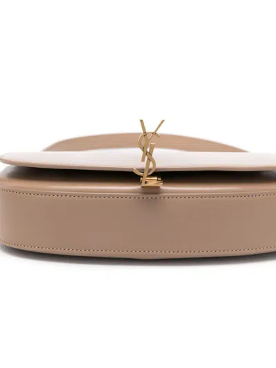 Saint Laurent Mini Voltaire Shoulder Bag In Neutrals