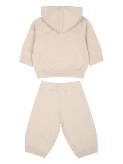 Givenchy Logo-jacquard Tracksuit Set In Neutrals