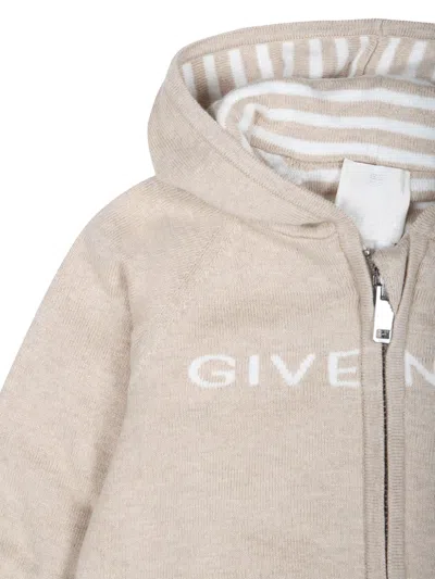 Givenchy Logo-jacquard Tracksuit Set In Neutrals
