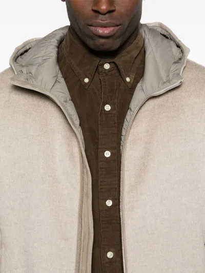 Moorer Brigno-bab Jacket In Neutrals