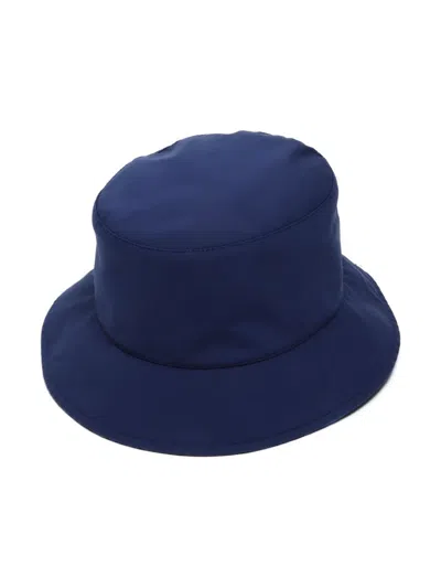 Pre-owned Dior Trotter-lined Bucket Hat In Blue