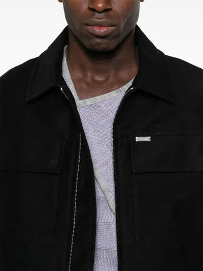 Ferragamo Cotton Jacket In Black