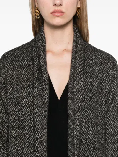 Shop Frenckenberger Hanza Cardigan In Black