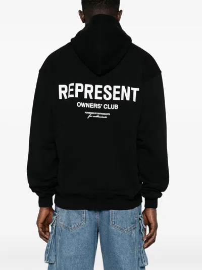 Represent Hoodie In Black