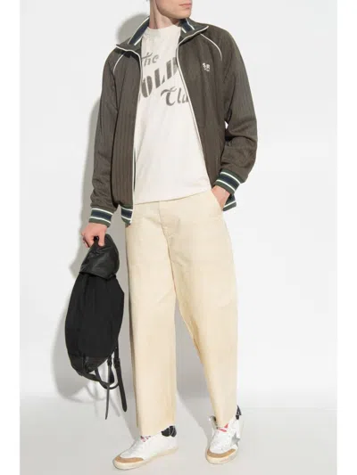 Golden Goose Star Track Jacket In Brown