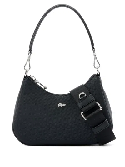 Shop Lacoste Daily City Tote Bag In Black