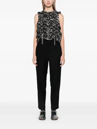 Noir Kei Ninomiya Tailored Trousers In Black