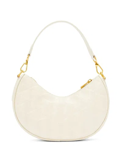 Shop Lacoste Maheki Shoulder Bag In White