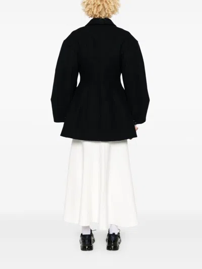 Simone Rocha Criss-cross Straps Jacket In Blue