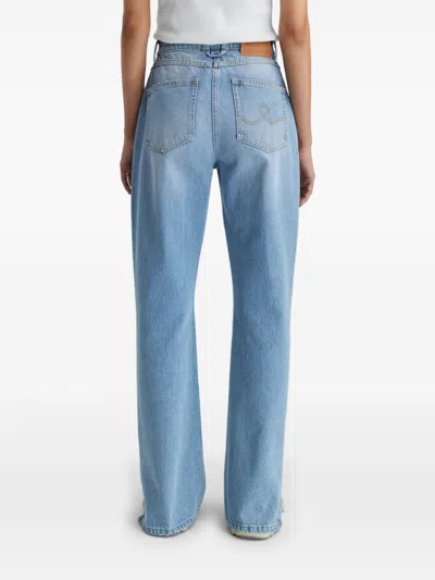 Axel Arigato Ryder Flared Jeans In Blue