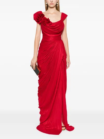 Iris Serban Zara Gown In Red