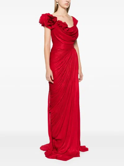 Iris Serban Zara Gown In Red