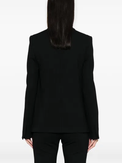 Fabiana Filippi Jersey Blazer In Black