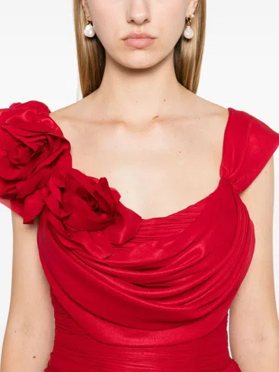 Iris Serban Zara Gown In Red
