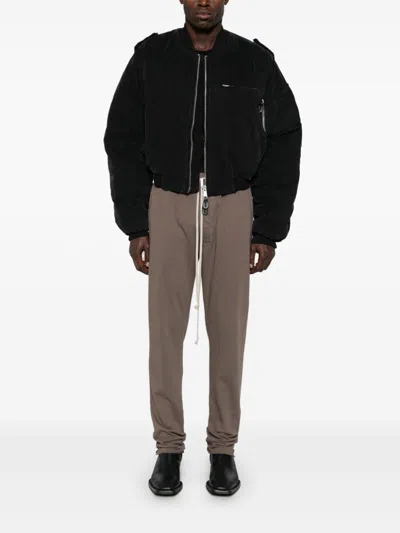 Entire Studios Hooded Broad Bomber In Black