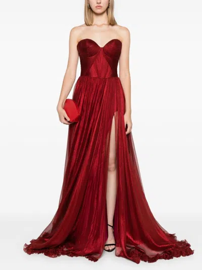 Iris Serban Ilia Gown In Red