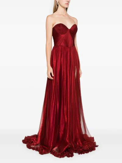 Iris Serban Ilia Gown In Red