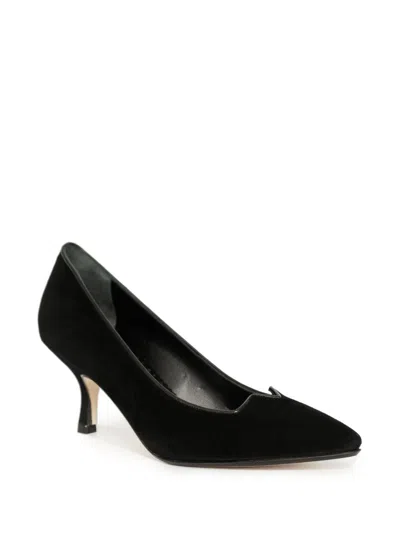 Sarah Chofakian 55mm Banoni Pumps In Black