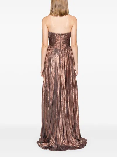 Iris Serban Ada Gown In Brown