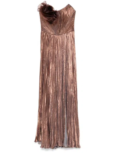 Iris Serban Clerre Gown In Brown