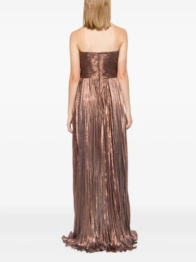 Iris Serban Clerre Gown In Brown
