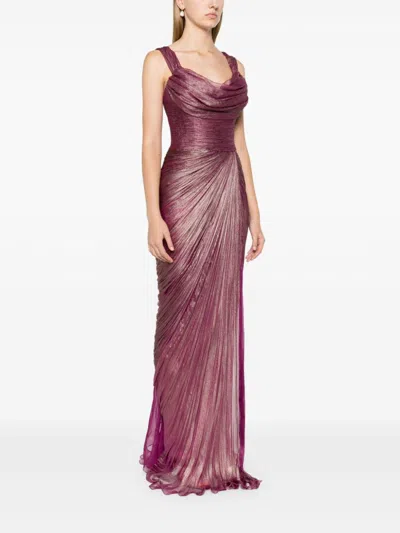 Iris Serban Layali Gown In Purple