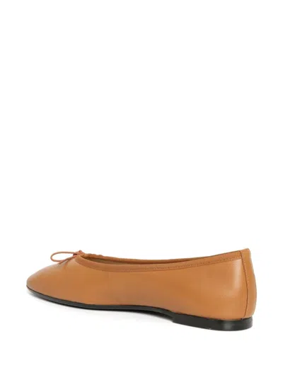 Sarah Chofakian Desk Ballerina Flats In Brown