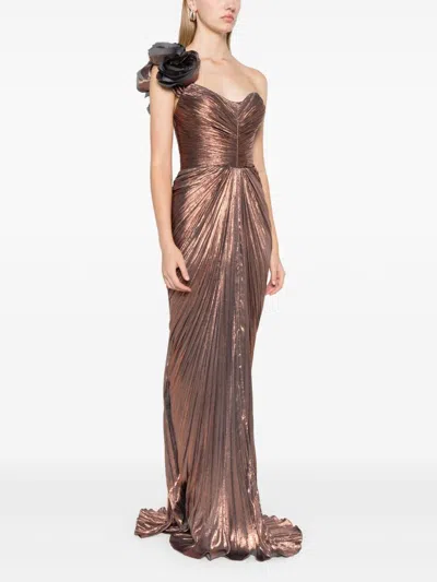 Iris Serban Lucien Gown In Brown