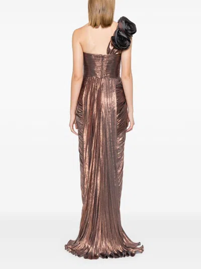 Iris Serban Lucien Gown In Brown