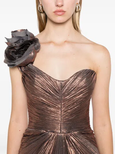 Iris Serban Lucien Gown In Brown