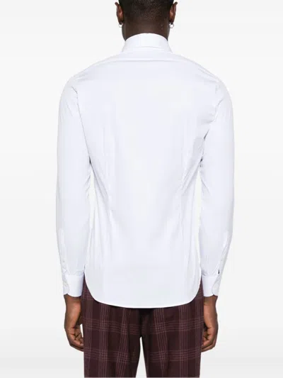 Eleventy Poplin Shirt In White