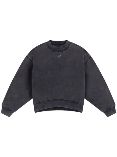 Axel Arigato Crew Signature Sweatshirt In Grey